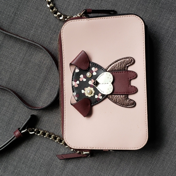 Kate Spade ♠️ Floral Pup Crossbody Bag - Picture 2 of 6